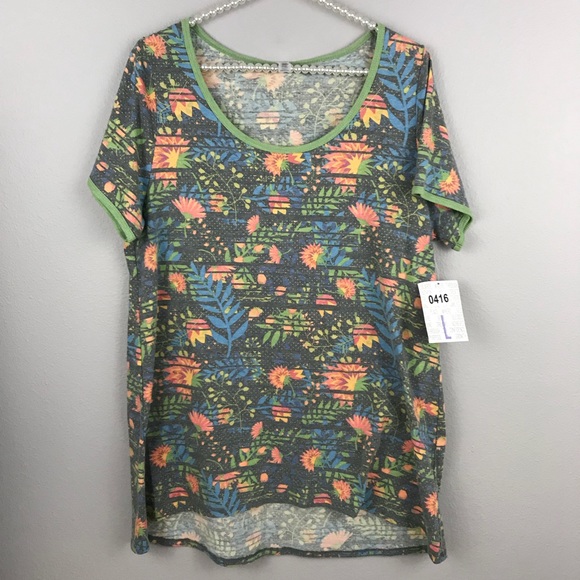 LuLaRoe Tops - Lularoe Classic T Floral Burnout